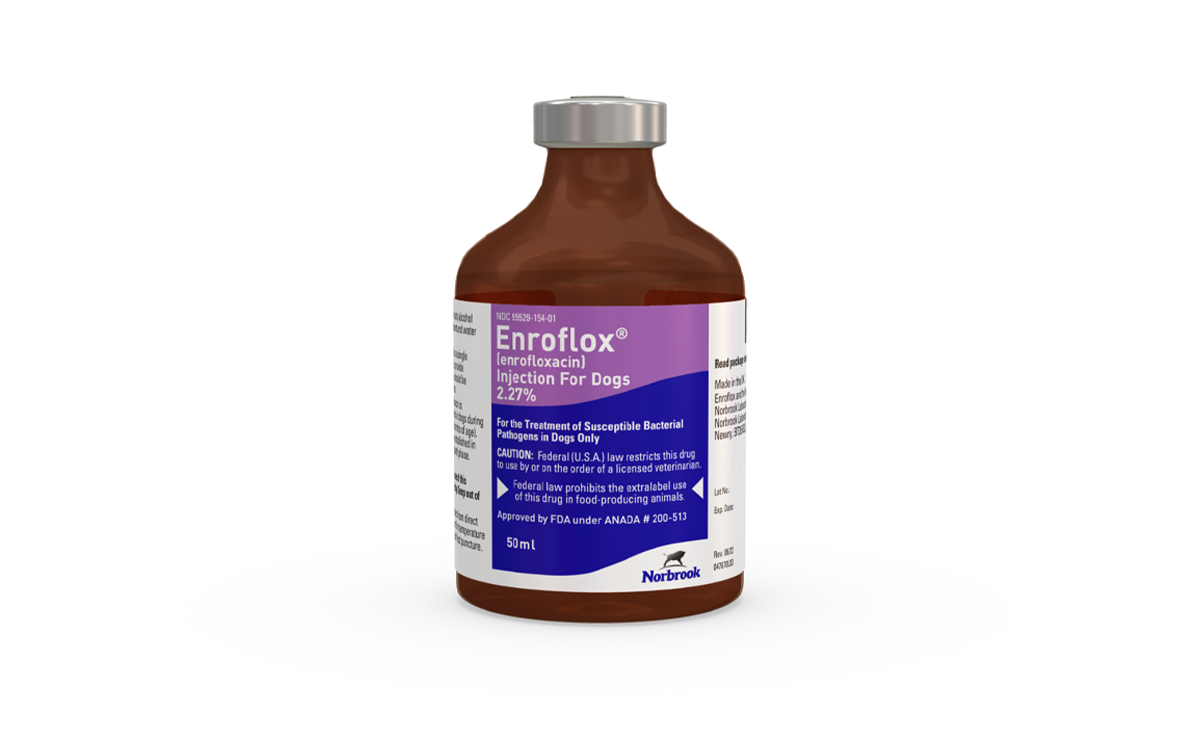 Enroflox® (enrofloxacin) Injection for Dogs 2.27%