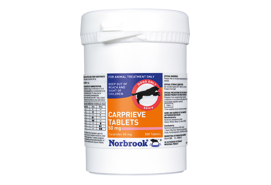 Carprieve 50Mg Tablets X 500 (Tub)