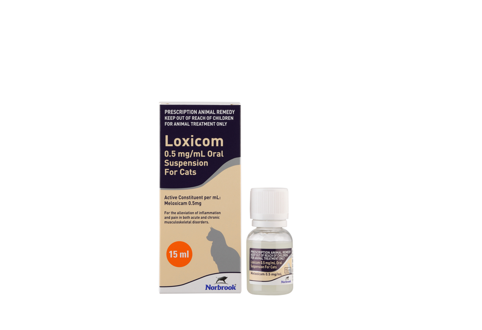 Loxicom 0.5mg/mL Oral Suspension for Cats