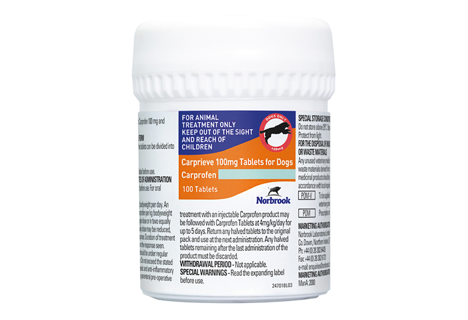 Carprieve 100Mg Tablets X 100 (Tub)