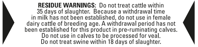 Noromectin Injection - Residue Warning for Cattle