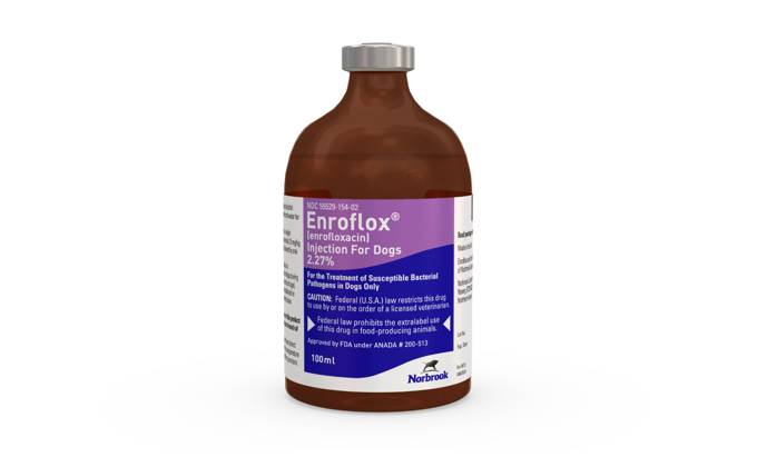 Enroflox® (enrofloxacin) Injection for Dogs 2.27%