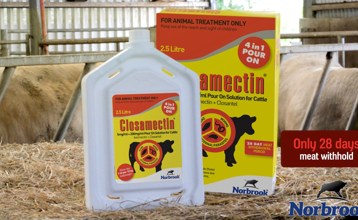 Closamectin pour on