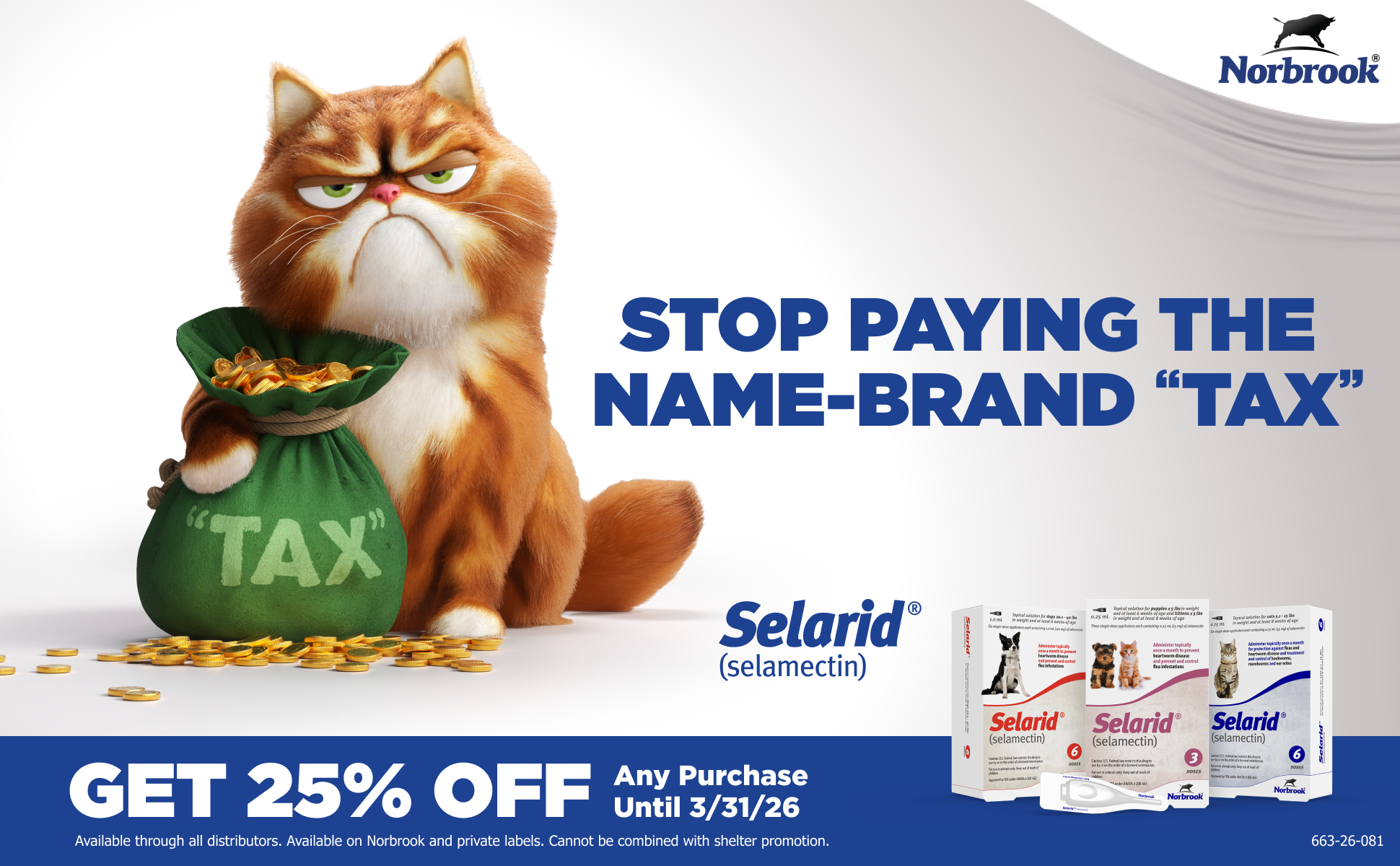 Selarid® (selamectin) Topical Parasiticide for Dogs and Cats