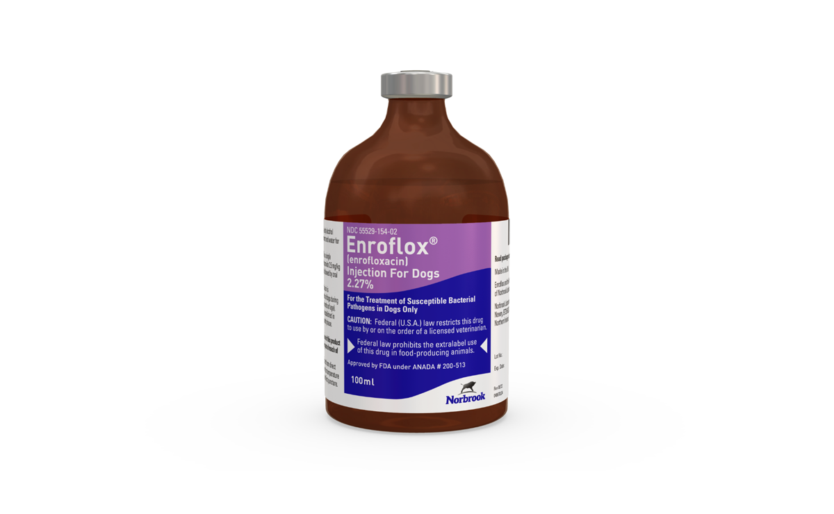 Enroflox® (enrofloxacin) Injection for Dogs 2.27%