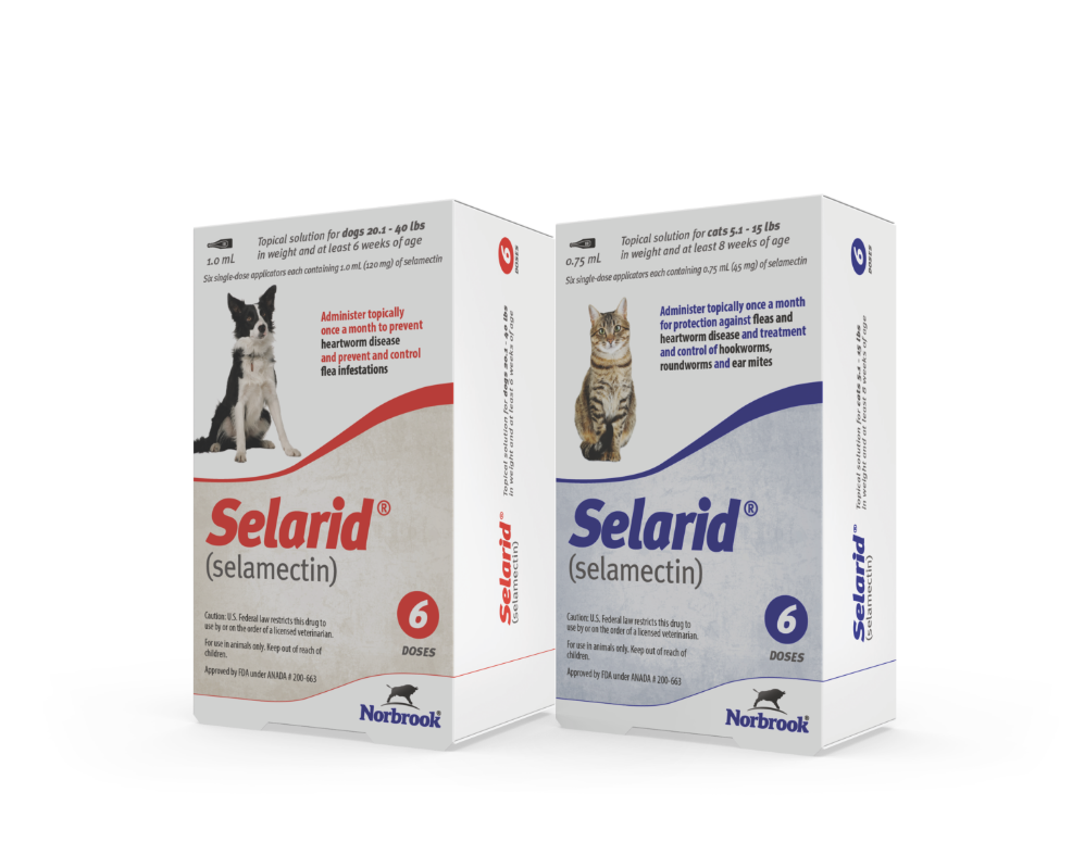 Selarid® (selamectin) Topical Parasiticide for Dogs and Cats