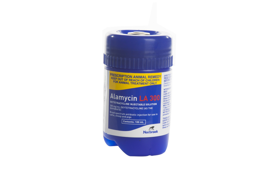 Alamycin LA 300 Oxytetracycline injectable solution